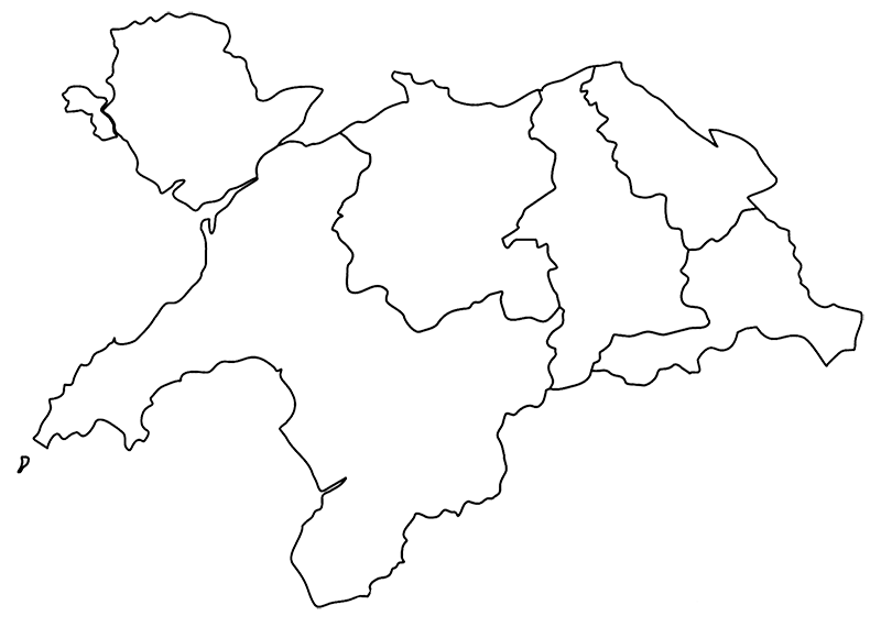 Map Gogledd Cymru
